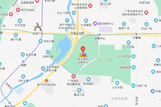 南宁家博会展馆国际会展中心地图